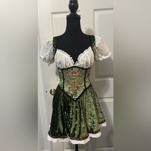 NWT Dolls Kill / Trickz N’ Treatz Beer Maiden Bavarian Costume Dress